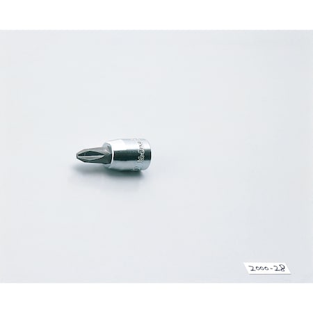 Ko-Ken Bit Socket PH4 28mm 1/4 Sq. Drive 2000.28-4